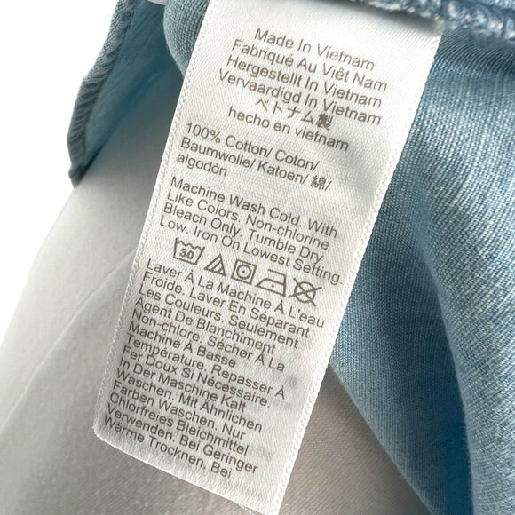 J.Crew Sleeveless Perfect Fit Shirt Button-Down Size Medium NWT - Picture 9 of 10